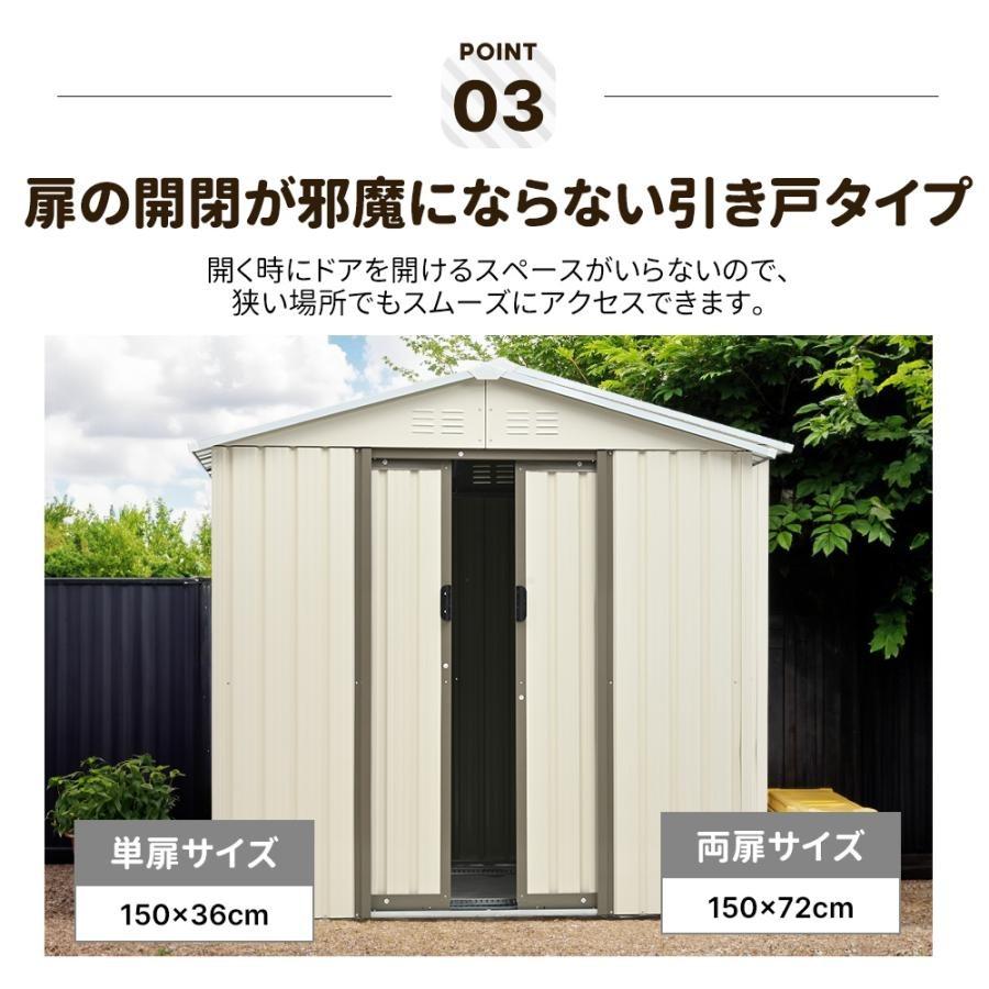 茨城県の家具 イナバ物置 窓付 スライドドア 倉庫、ガレージなどに