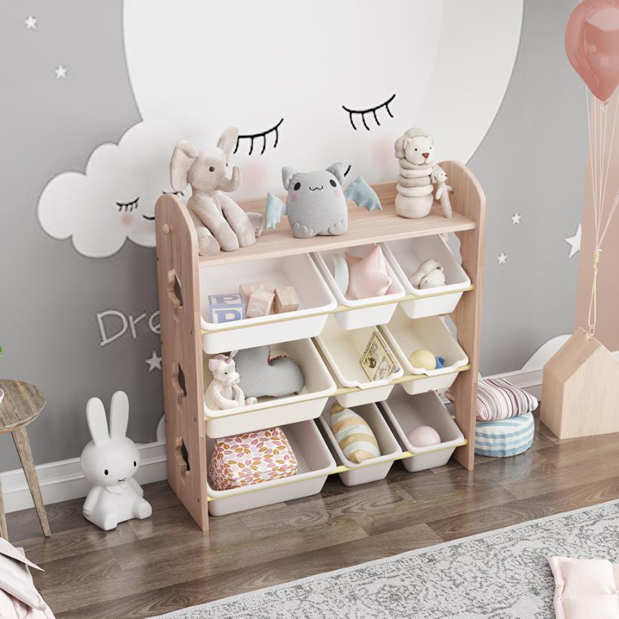 おもちゃ収納 4段ラック 子ども用家具 MDF木製 おもちゃ箱 大 おもちゃ収納 4段ラック 子ども用家具 MDF木製 おもちゃ箱 大