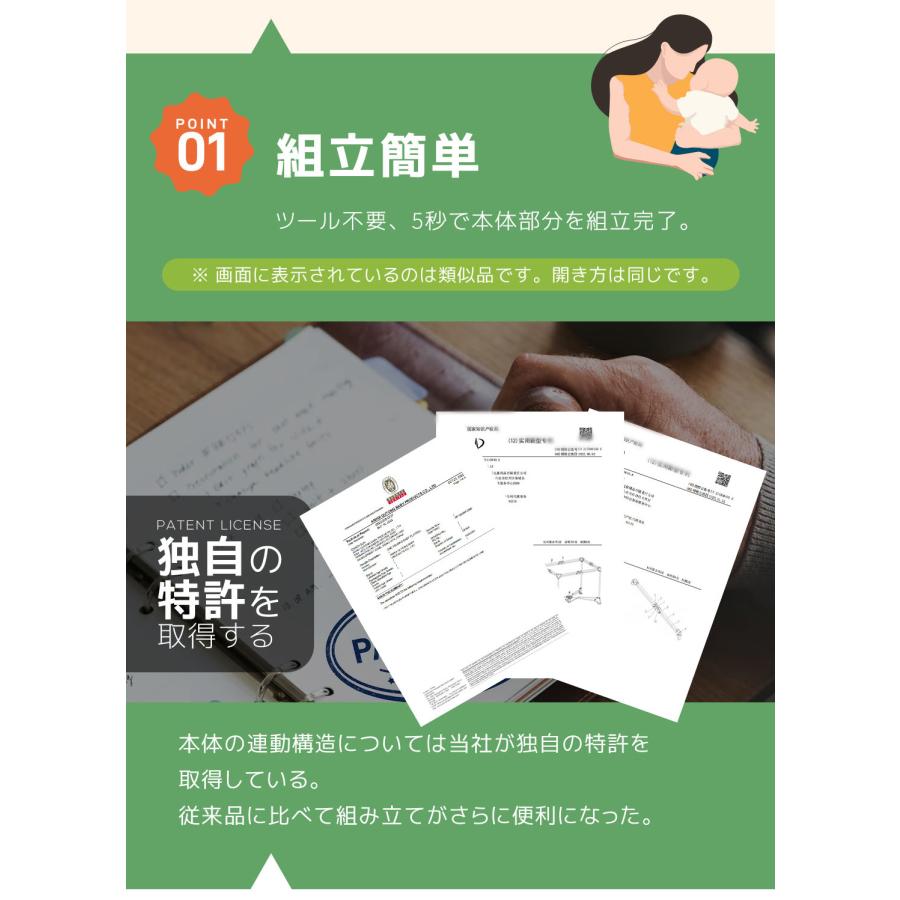 プレイヤード 持ち運び 折りたたみ ミニ ベビー用品 多機能 添い寝 赤ちゃん コンパクト お昼寝 キャスター 新生児 組立簡単 安全認証 安心安全 大容量収納の画像