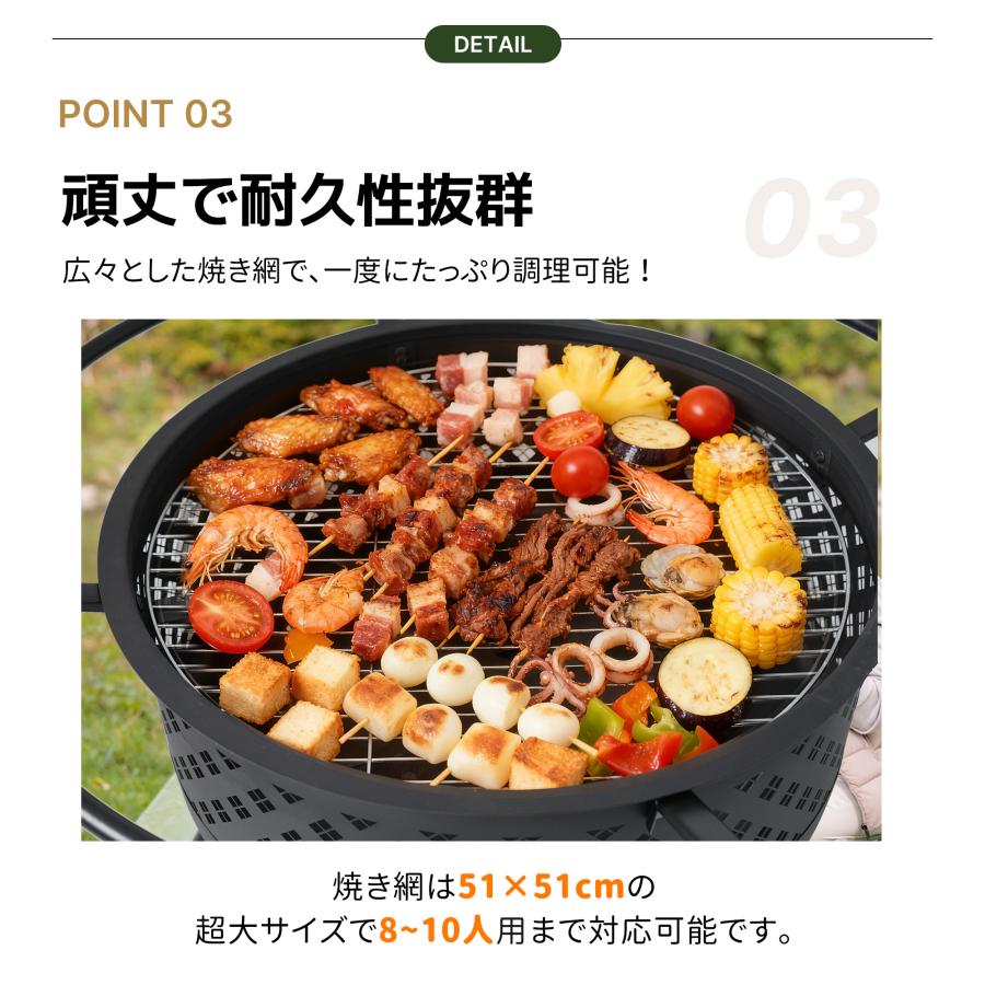 新作低価【BBQコンロ/焚き火台兼用】8−10人 ファイヤーピット