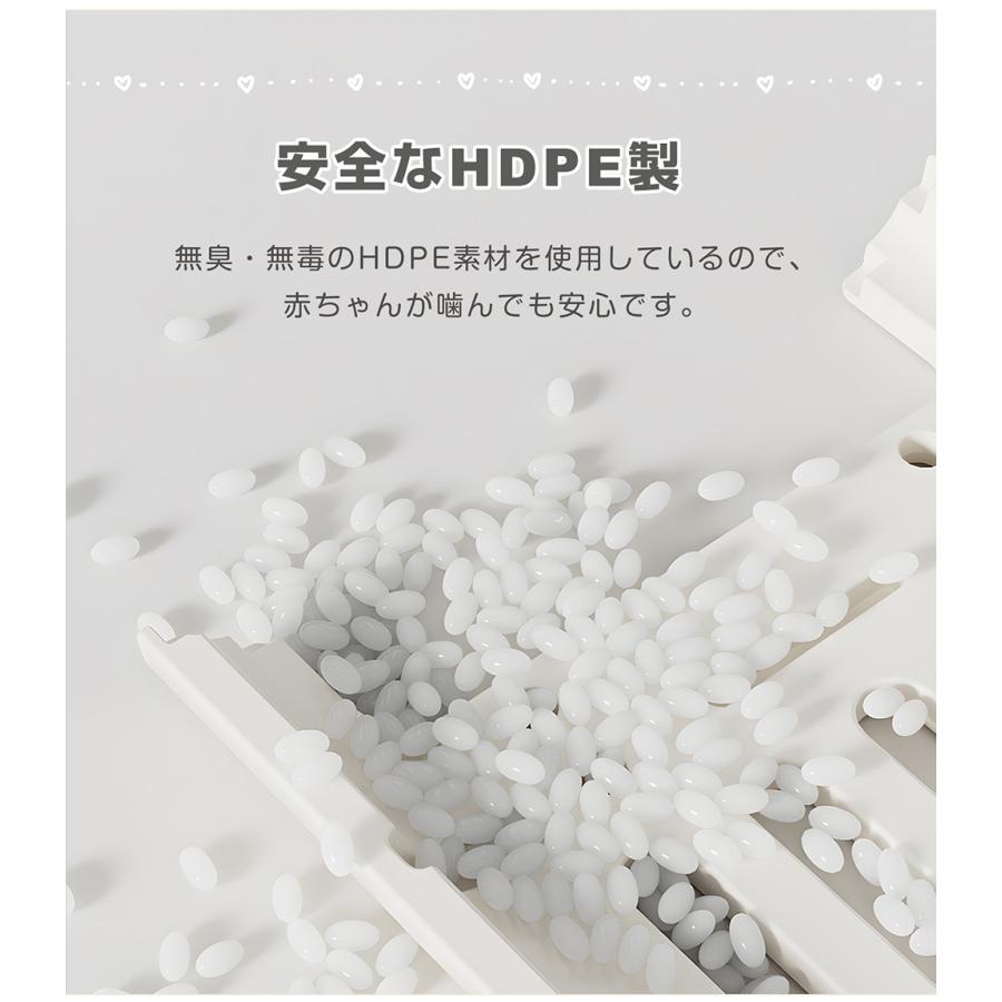 プレイヤード マット付 ベビー用品 多機能 添い寝 赤ちゃん ベビー オムツ替え台 お昼寝 組立簡単 安全認証 安心安全 大容量収納スペース 高さ調整の画像