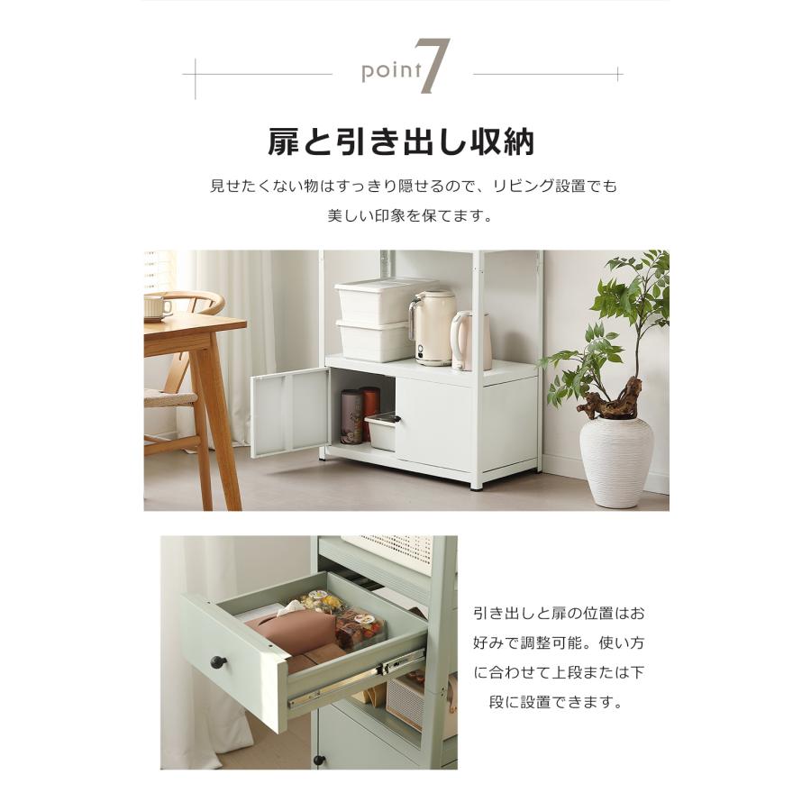 BTM スチールラック 分割可能 隙間収納 ラック メタルラック 棚