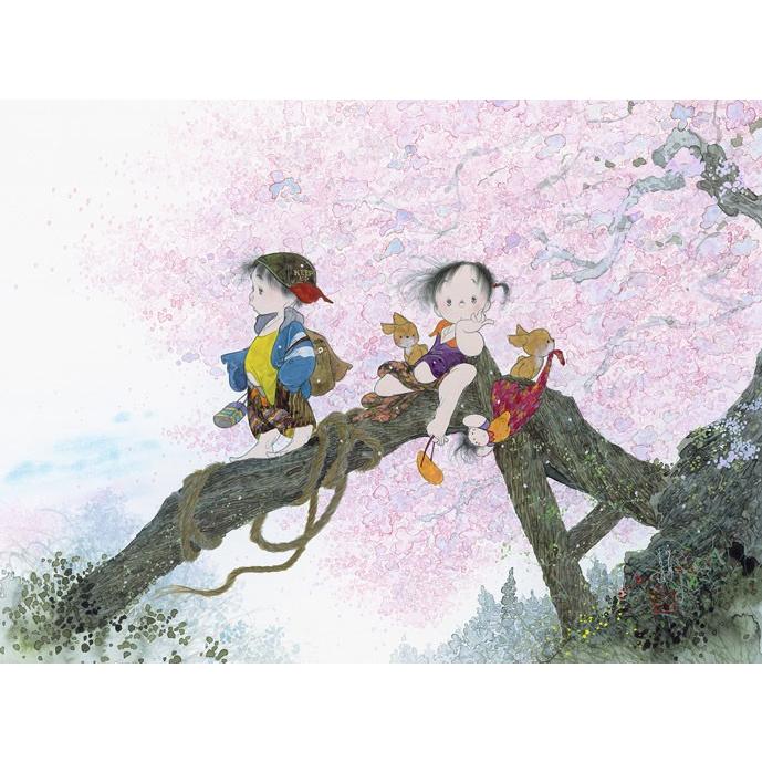 中島潔 レフグラフファイン版画 山里の春 : 中島潔・はあとの店 - 通販