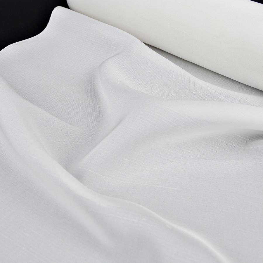 長襦袢 洗える 正絹 【 浅見 王上布 白 並巾 】 夏用 単衣 反物