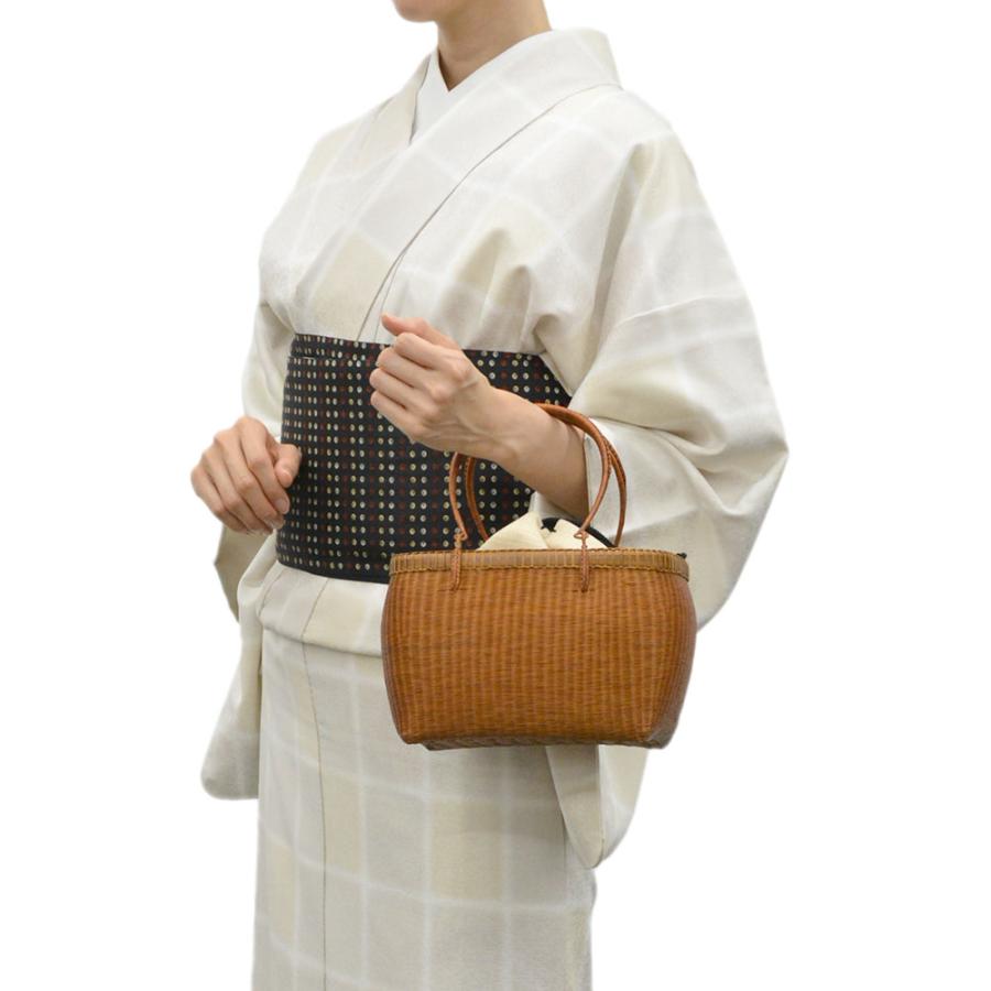 和装 竹かごバッグ 夏 浴衣 着物 小物 京都 和小物さくら 日本製 高級