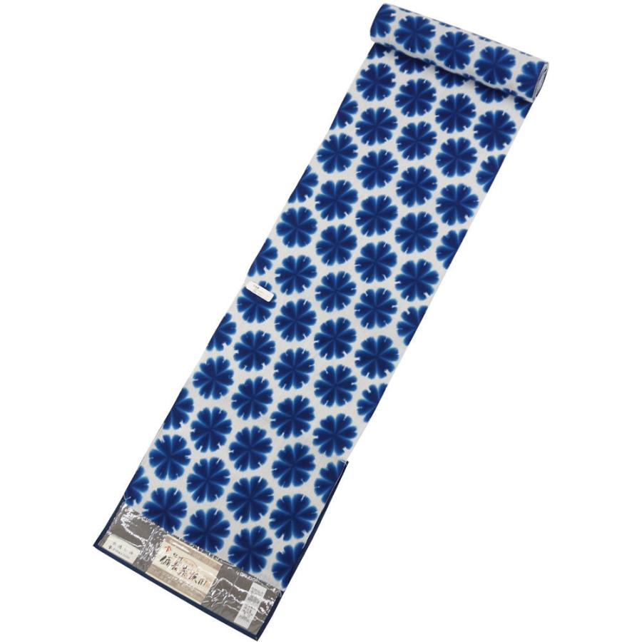 ソウソウ たばた絞り 伊勢木綿 20⁄20 麻混 富士（ふじ）雪花 Mサイズ