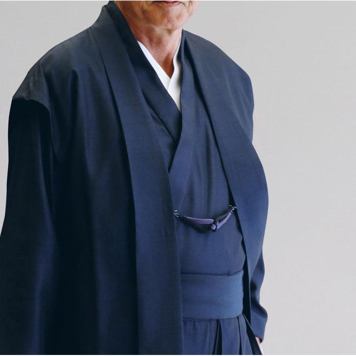 一杢 門 着物スーツ 特注正絹 M L LL 羽織風ベスト・上着・パンツ3点セット 綿100％  初詣 観劇 食事会 パーティ  旅行 父の日 敬老の日の画像