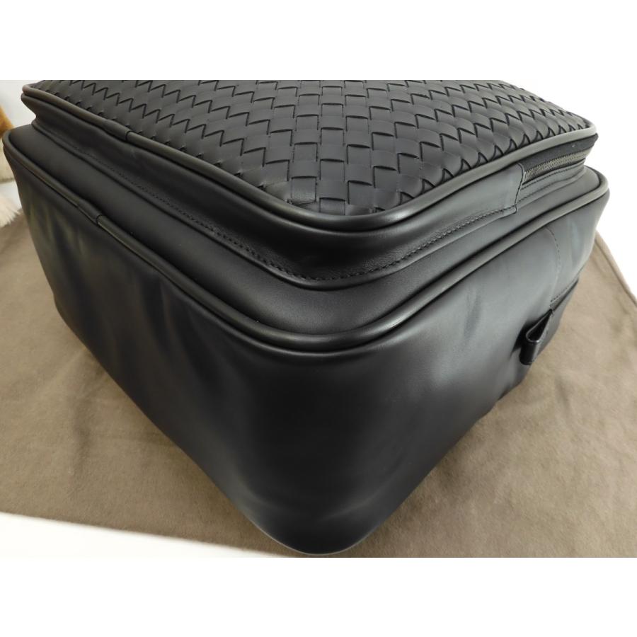 【極美品】ボッテガヴェネタ ブリーフケース ビジネス イントレチャート ブラック BOTTEGA VENETA（ボッテガ・ヴェネタ） ブリーフケース イントレ