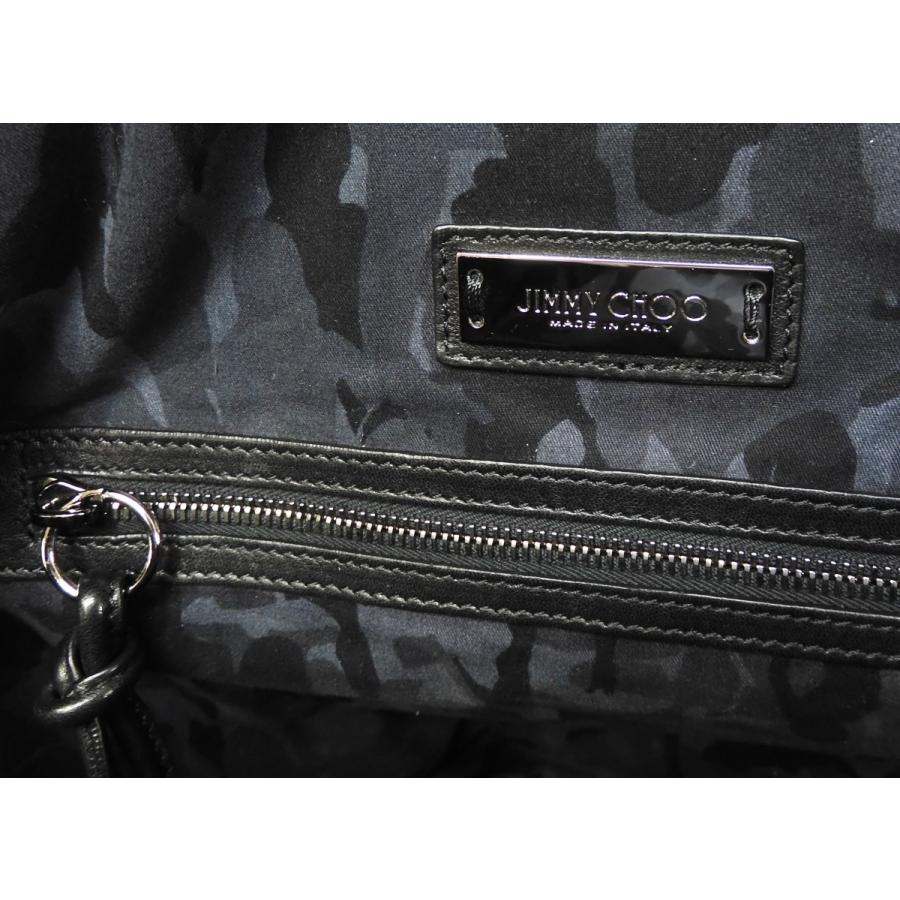 JIMMY CHOO ジミーチュウ レノックス スタースタッズレザー黒 JIMMY CHOO ジミーチュウ レノックス スタースタッズレザー黒