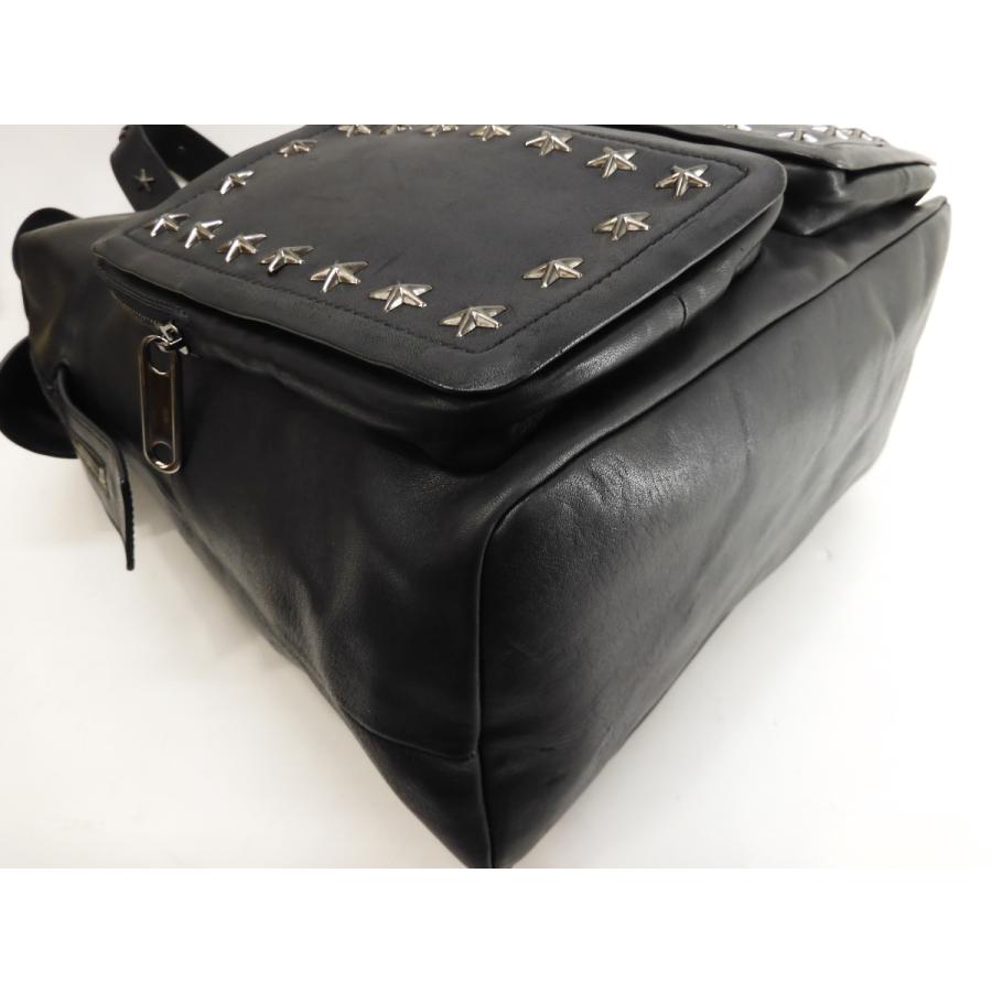 JIMMY CHOO ジミーチュウ レノックス スタースタッズレザー黒 JIMMY CHOO ジミーチュウ レノックス スタースタッズレザー黒