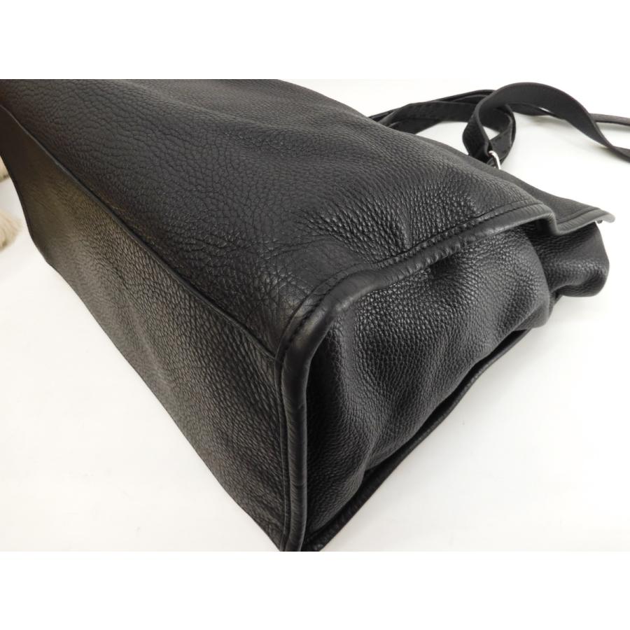 SELLERIA（FENDI） フェンディ トートバッグ セレリアレザー 黒