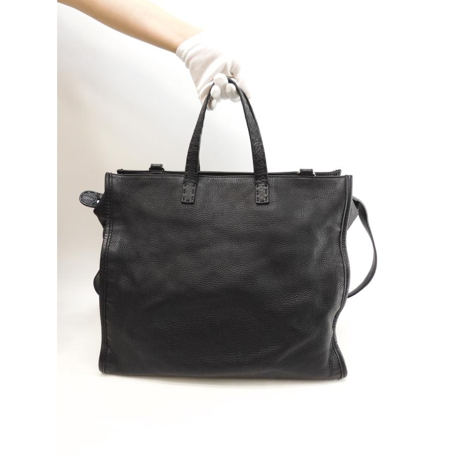 SELLERIA(FENDI) フェンディ トートバッグ セレリアレザー 黒 SELLERIA(FENDI) フェンディ トートバッグ セレリアレザー 黒