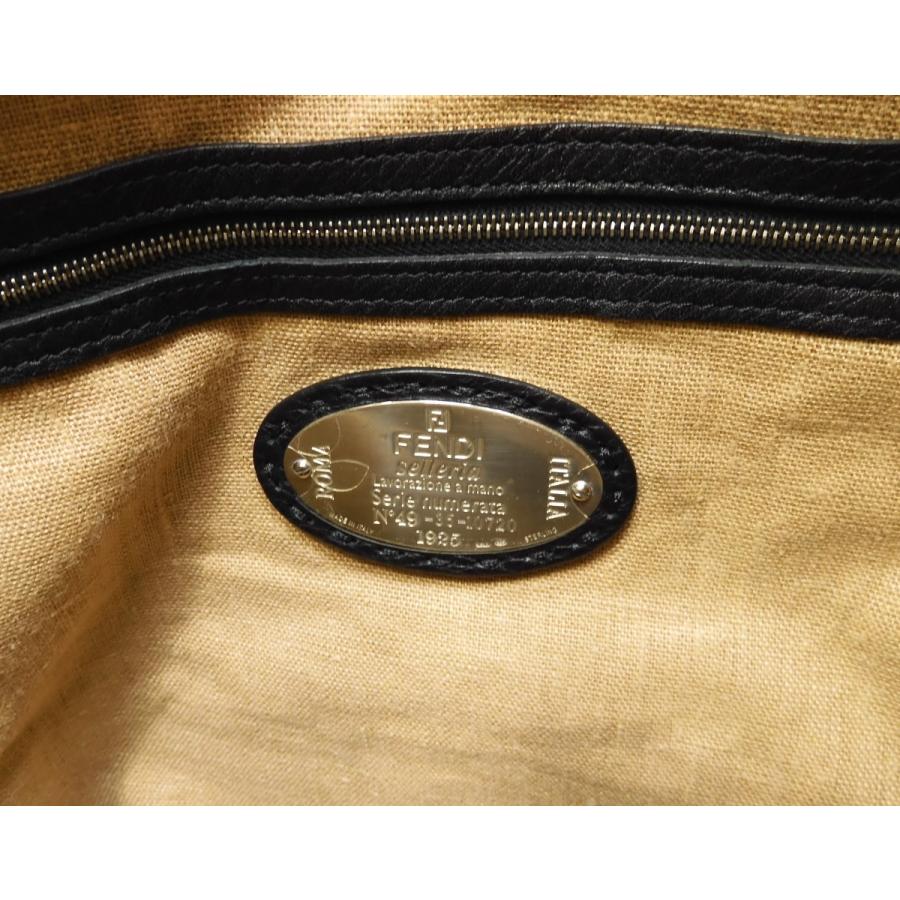 SELLERIA(FENDI) フェンディ トートバッグ セレリアレザー 黒 SELLERIA(FENDI) フェンディ トートバッグ セレリアレザー 黒
