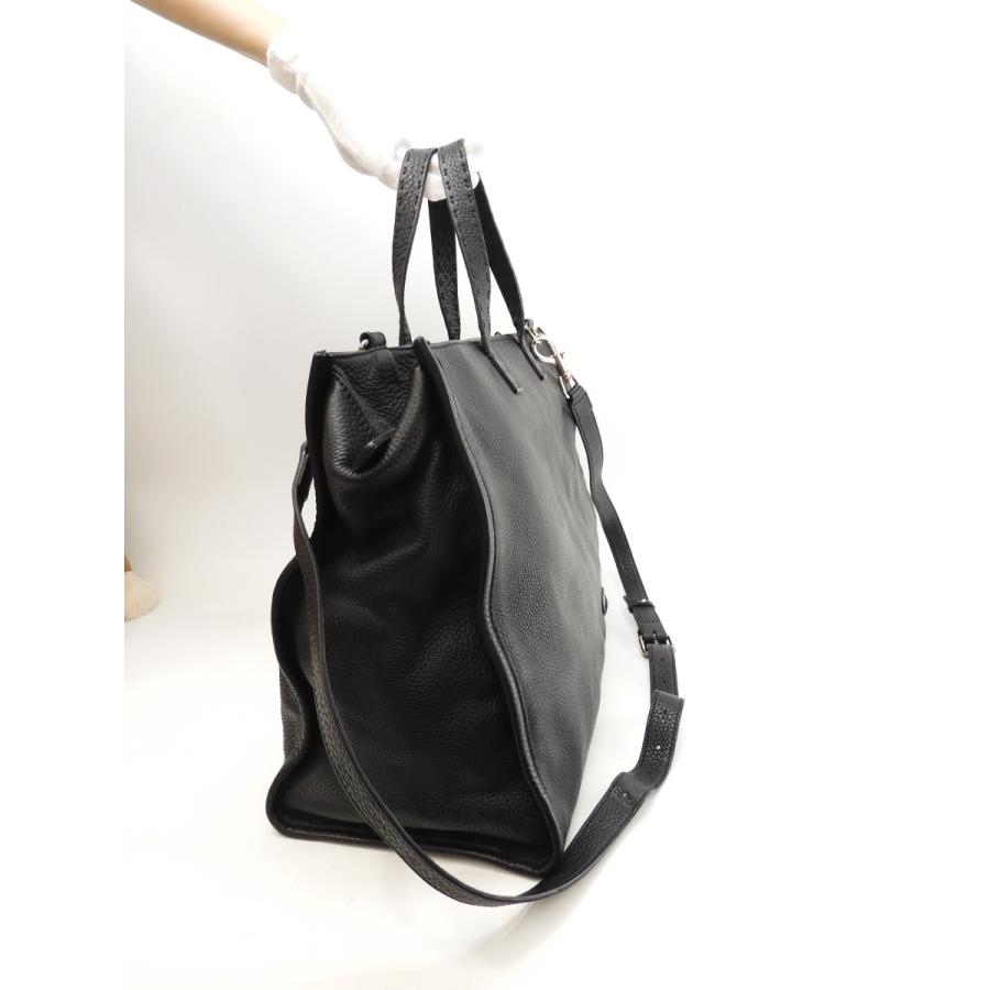 SELLERIA(FENDI) フェンディ トートバッグ セレリアレザー 黒 SELLERIA(FENDI) フェンディ トートバッグ セレリアレザー 黒