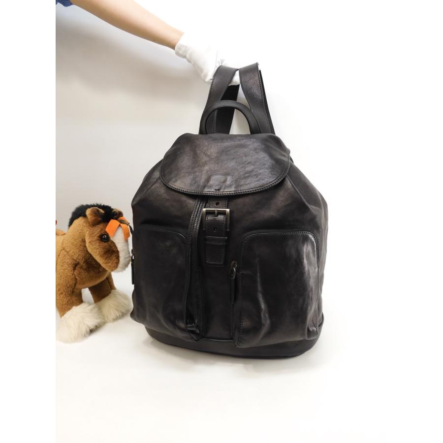 プラダ リュックサック デイパック バックパック中 メンズ メンズファッション レザー黒 リュックサックバッグ 6 美品 ブランドショップhaibanya店のプラダ ブランドショップhaibanya店 店舗 配送