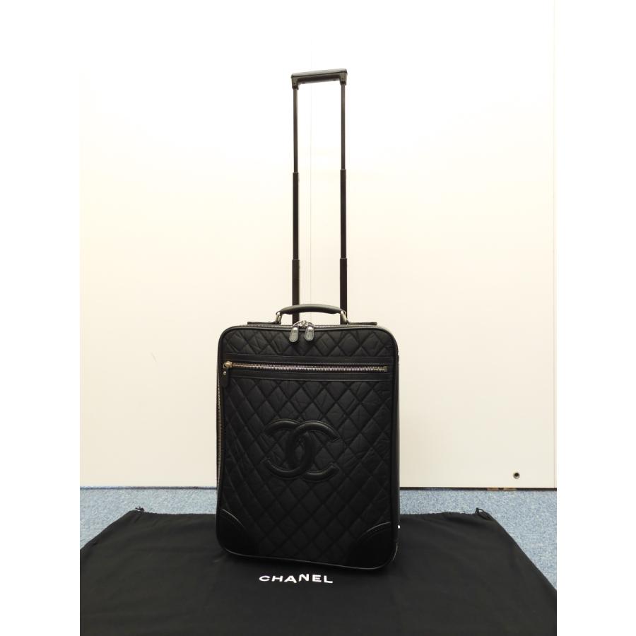 シャネル キャリーバッグ 旅行用品 スポーツライン 黒 旅行用トロリーバッグ 超美品