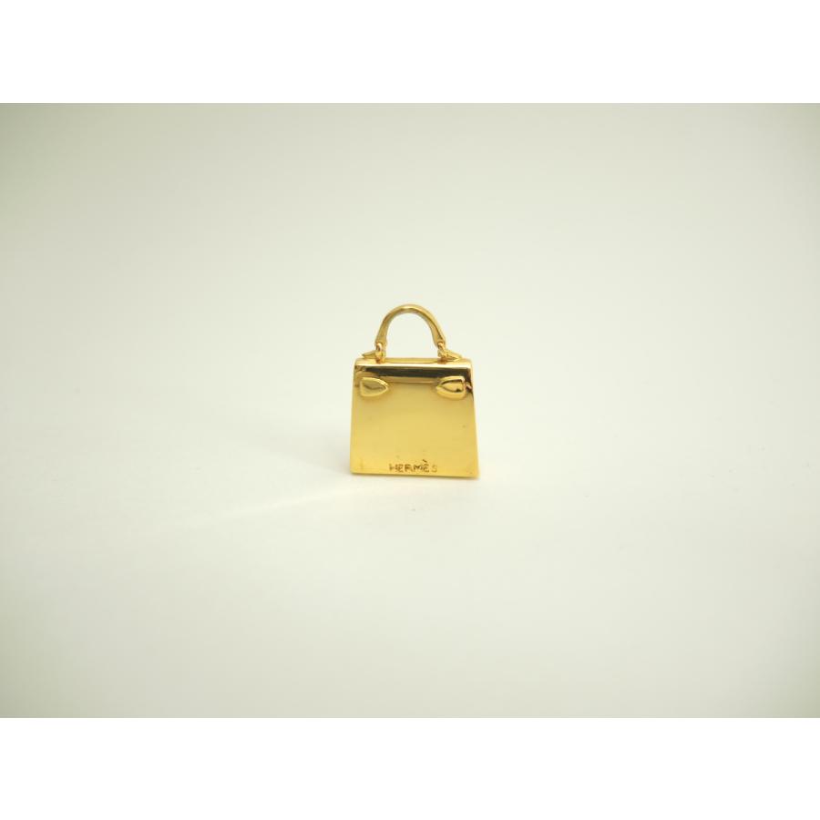Kelly エルメス ペンダントトップ ケリー ゴールド ネックレス