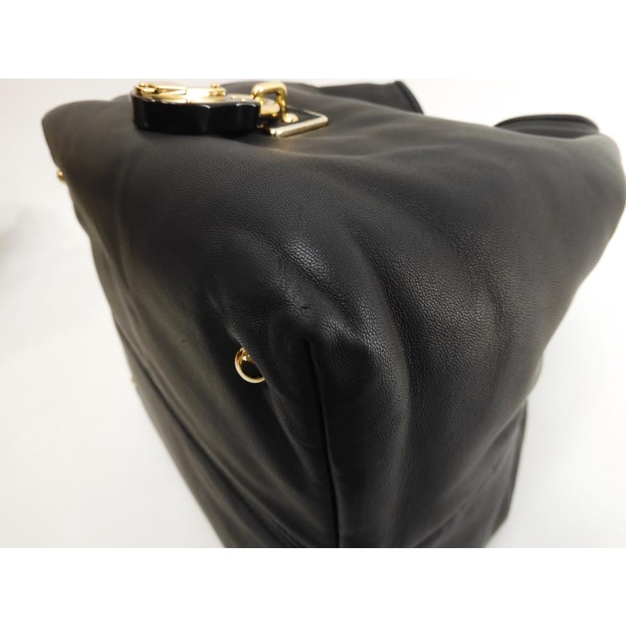 LOEWE ロエベ ハンドバッグ カリエPM ナッパレザー黒 ゴールド金具 