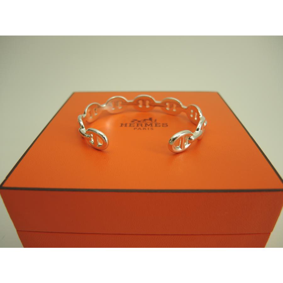 エルメス HERMES アンシェネ MM シェーヌダンクル バングル SV925