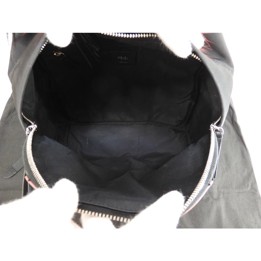 FENDI（フェンディ） バックパック小 バッグバグズ モンスター黒