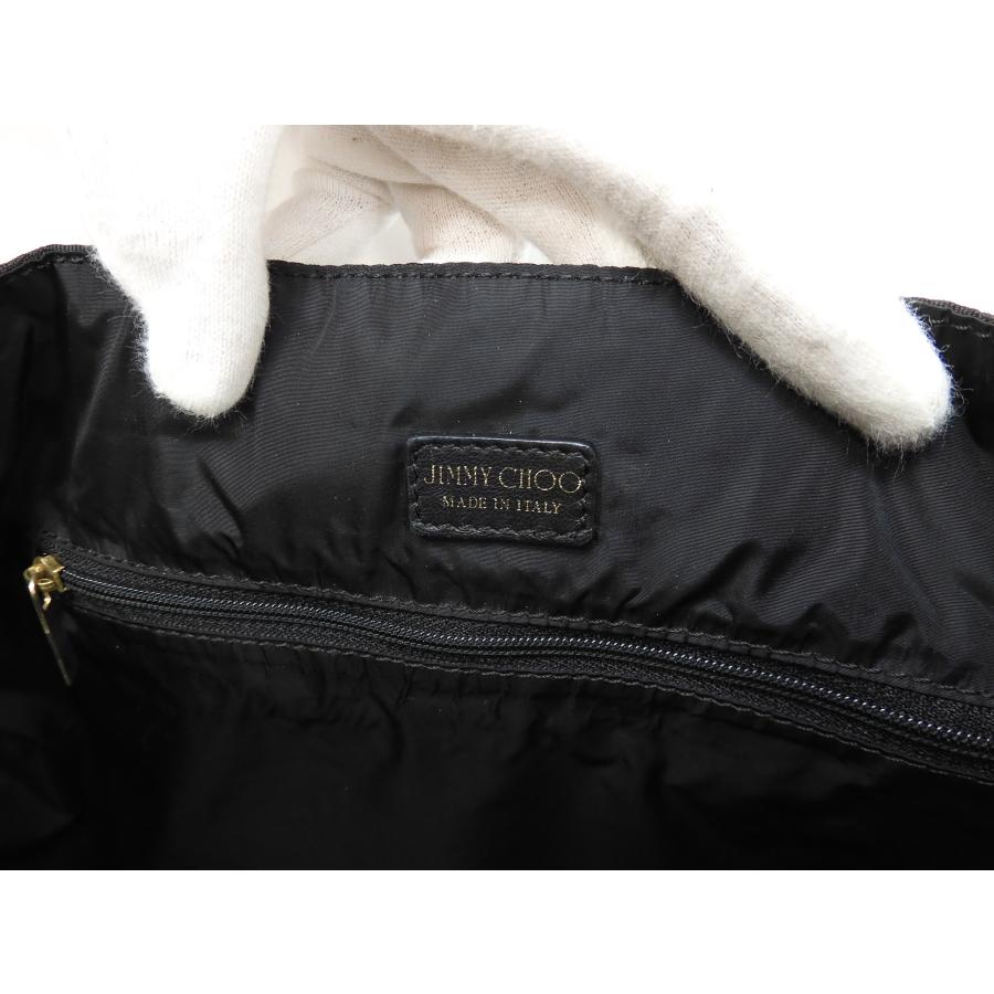 JIMMY CHOO ジミーチュウ エコバッグ大 レオパード ナイロン JIMMY CHOO ジミーチュウ エコバッグ大 レオパード ナイロン