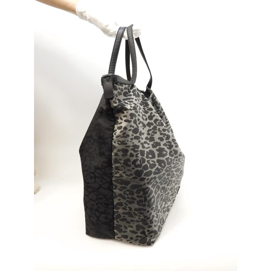 JIMMY CHOO ジミーチュウ エコバッグ大 レオパード ナイロン JIMMY CHOO ジミーチュウ エコバッグ大 レオパード ナイロン