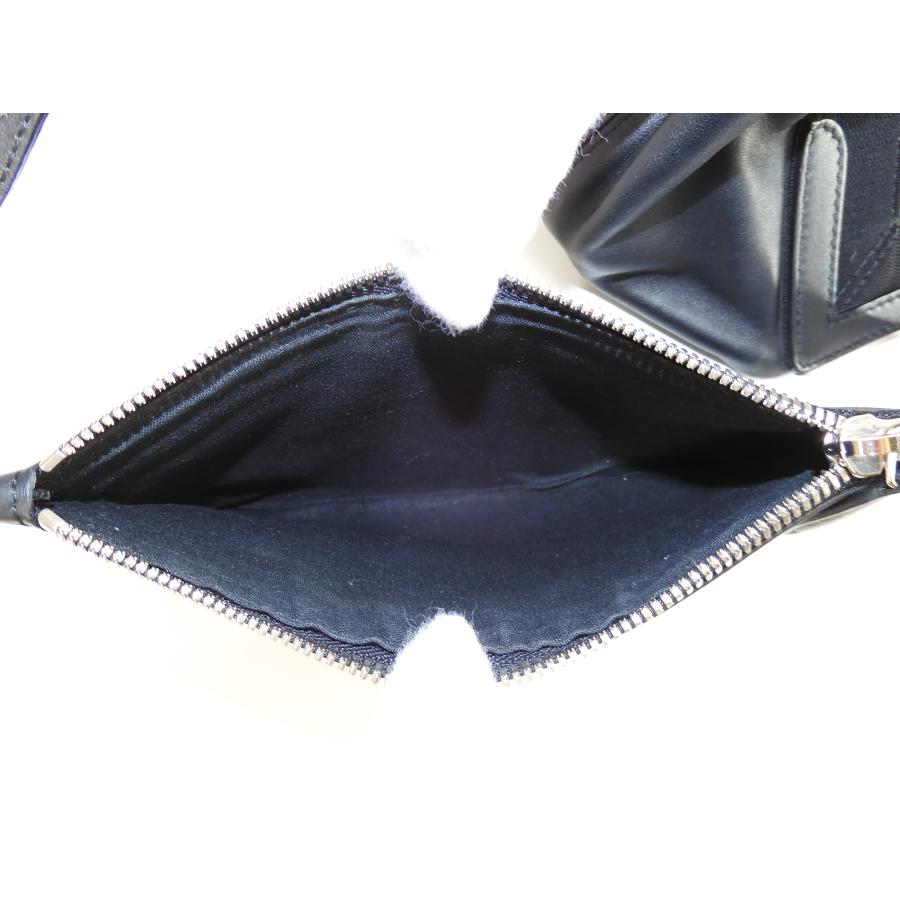 NAVY（BALENCIAGA） バレンシアガ ネイビーカバS レザー 黒 