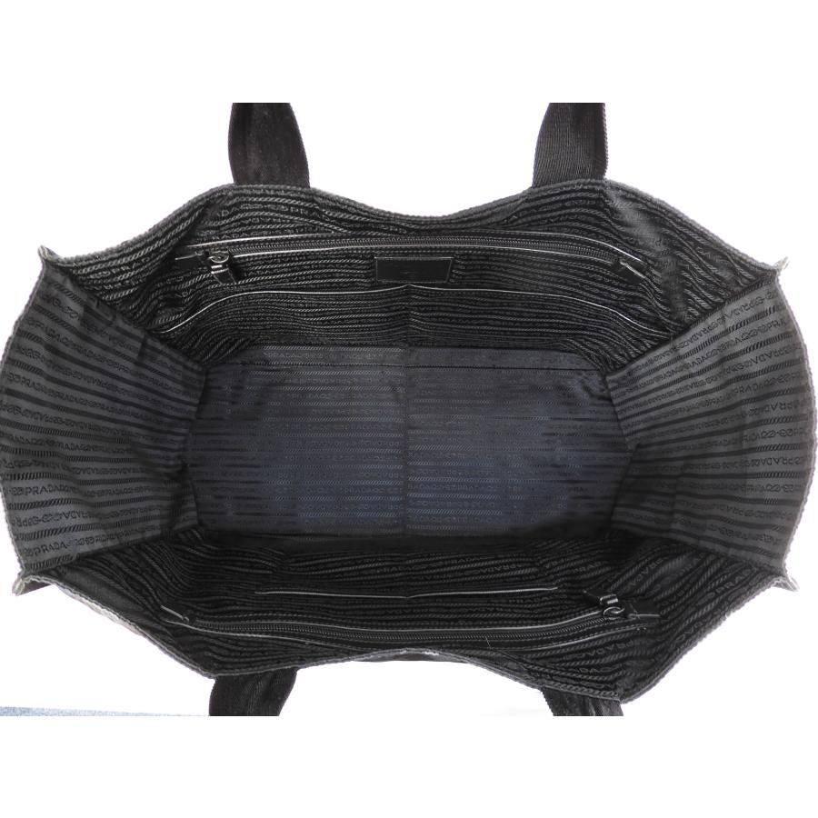 PRADA（プラダ） トートバッグ サフィアーノ/ナイロン灰緑 迷彩 メンズ