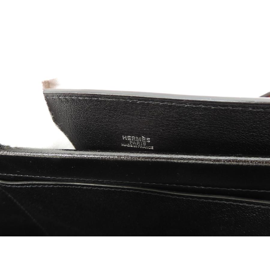 HERMES エルメス カバナ トゴ黒 シルバー金具 トートバッグ ショルダー 