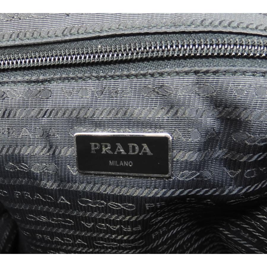 PRADA（プラダ） s付トートバッグ ロボット サフィアーノ/ナイロン黒