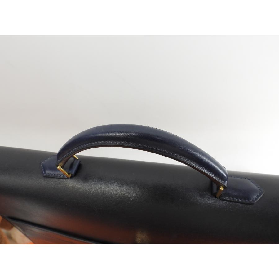 ケリーディペッシュ エルメス ケリーデペッシュ38 レザー紺 ケリーディペッシュ エルメス ケリーデペッシュ38 レザー紺