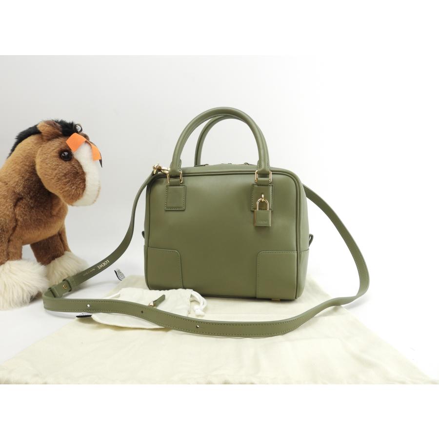 Amazona（LOEWE） ロエベ アマソナ19スクエア ナパカーフ アボガド 