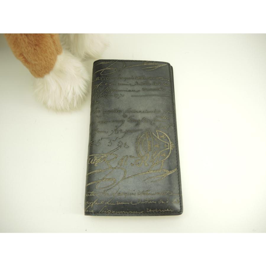 Berluti ベルルッティ ロングウォレット サンタル カリグラフィ