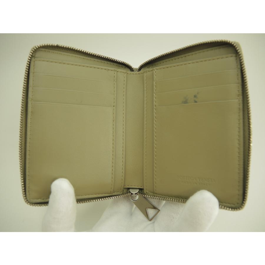 CASSETTE（BOTTEGA VENETA） ボッテガヴェネタ 2折ジップカード札入