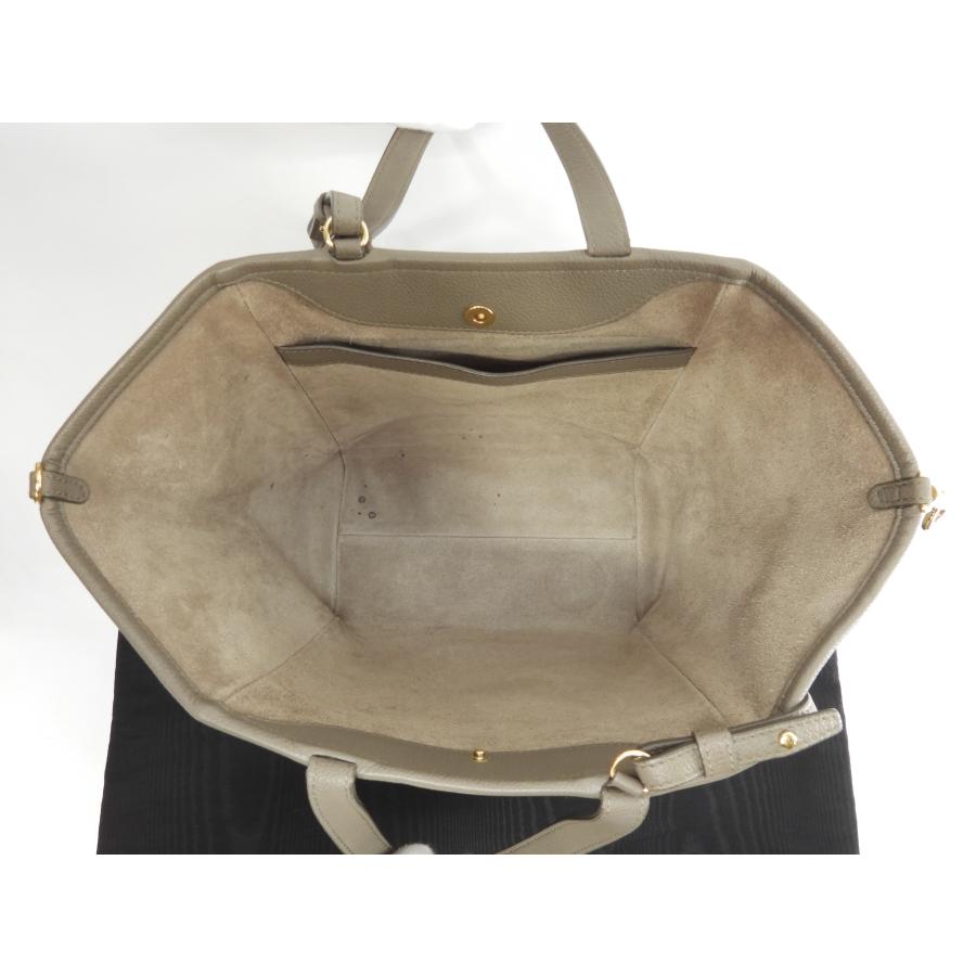 CABAS(CELINE) セリーヌ フォールドカバ スモール レザー灰 CABAS(CELINE) セリーヌ フォールドカバ スモール レザー灰