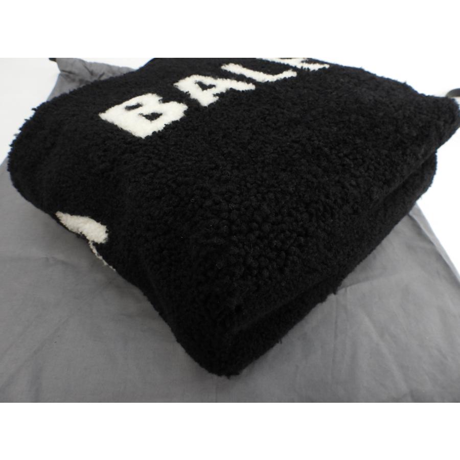 【BALENCIAGA】 トートバッグ エブリデイ ムートンレザー黒白 BALENCIAGA（バレンシアガ） トートバッグ エブリデイ ムートンレザー