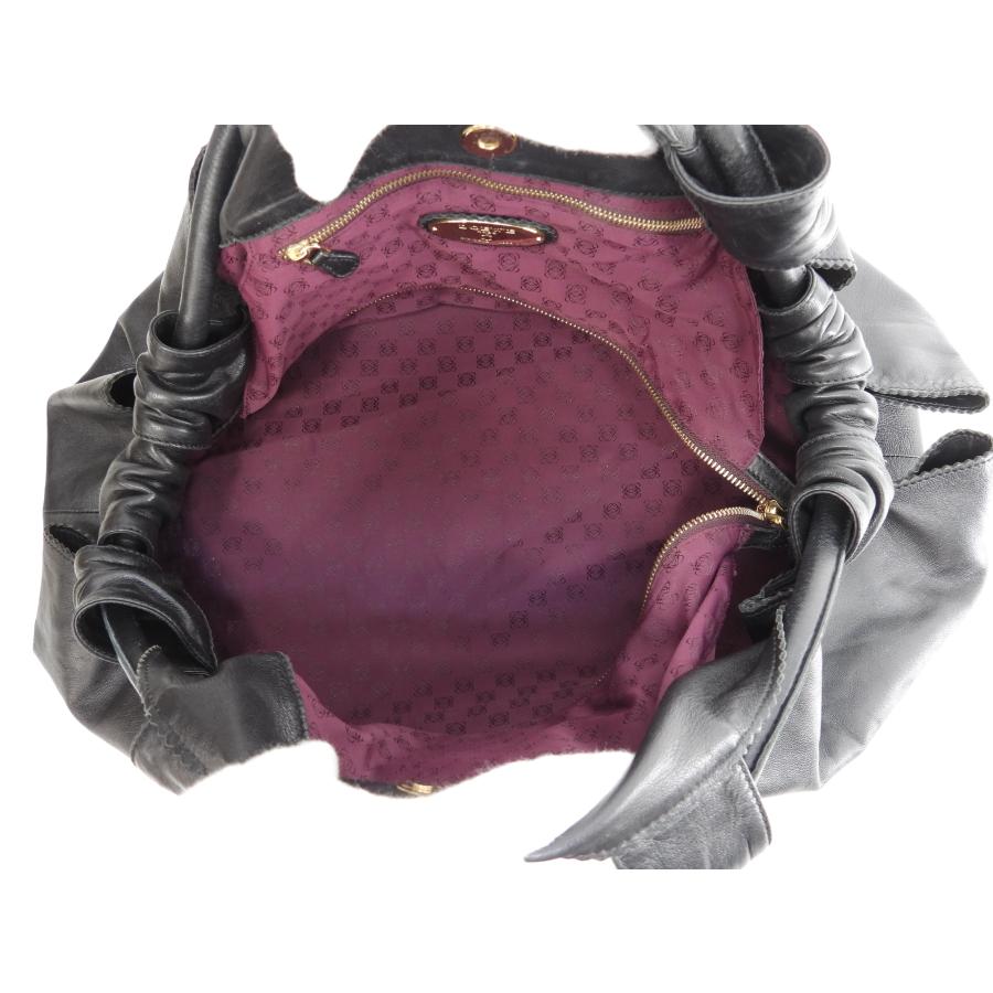 ロエベ ナッパアイレ 黒/紫