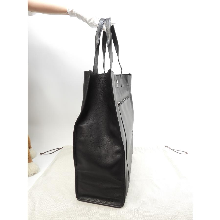 HERMES エルメス サックベルラン縦長 トートバッグ レザー黒 HERMES エルメス サックベルラン縦長 トートバッグ レザー黒