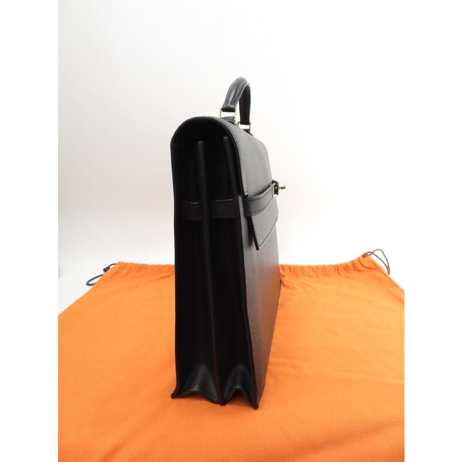 ケリーディペッシュ エルメス ケリーデペッシュ38 エプソン黒