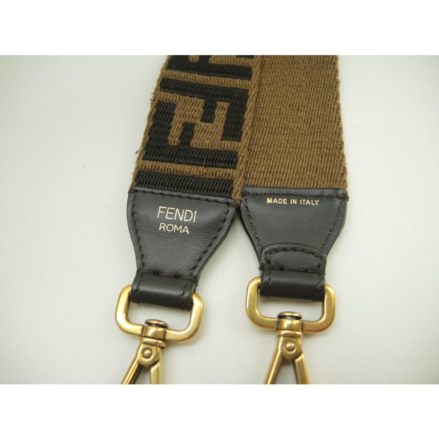 FENDI（フェンディ） ロングショルダーストラップ FFモチーフ コットン