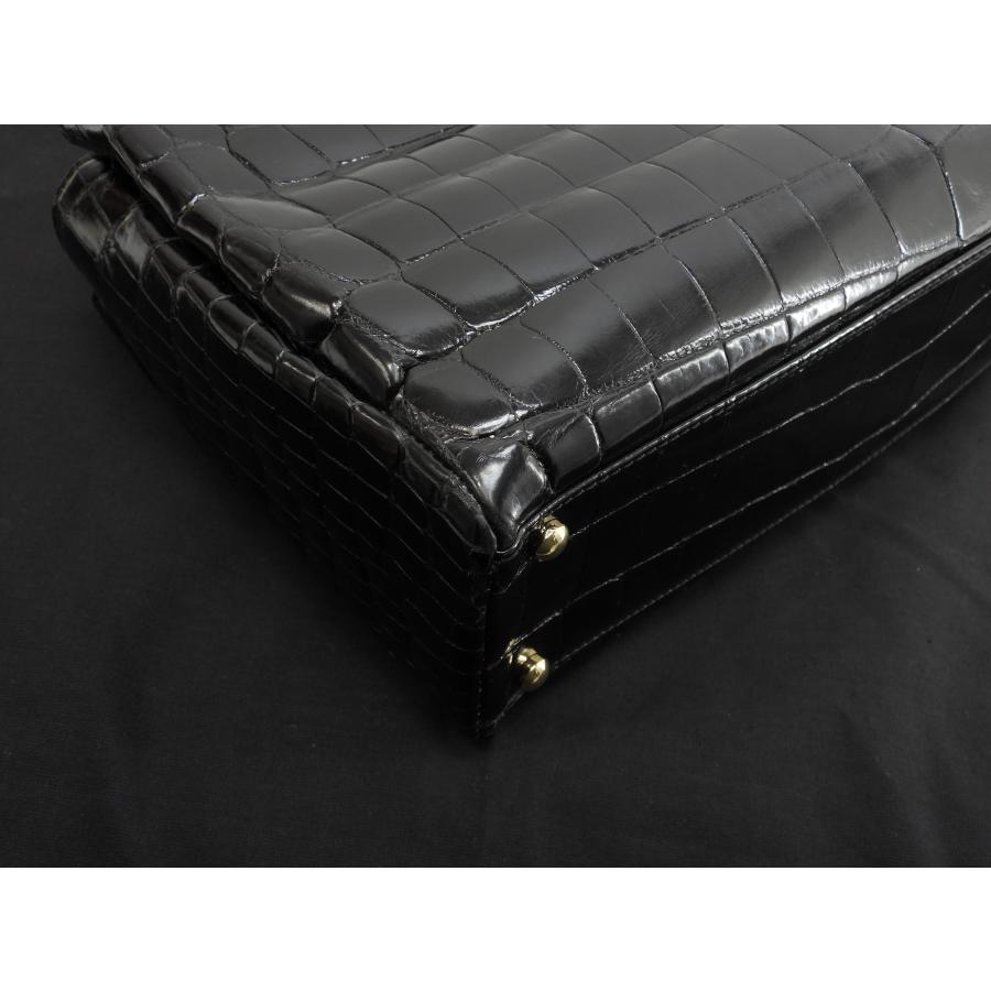 CHANEL（シャネル） トートバッグ クロコダイル 黒 ココマーク