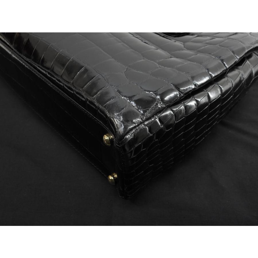CHANEL（シャネル） トートバッグ クロコダイル 黒 ココマーク