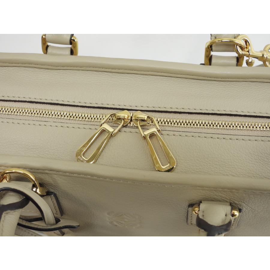 Amazona（LOEWE） ロエベ アマソナ23 レザー グレージュ ポシェット s 