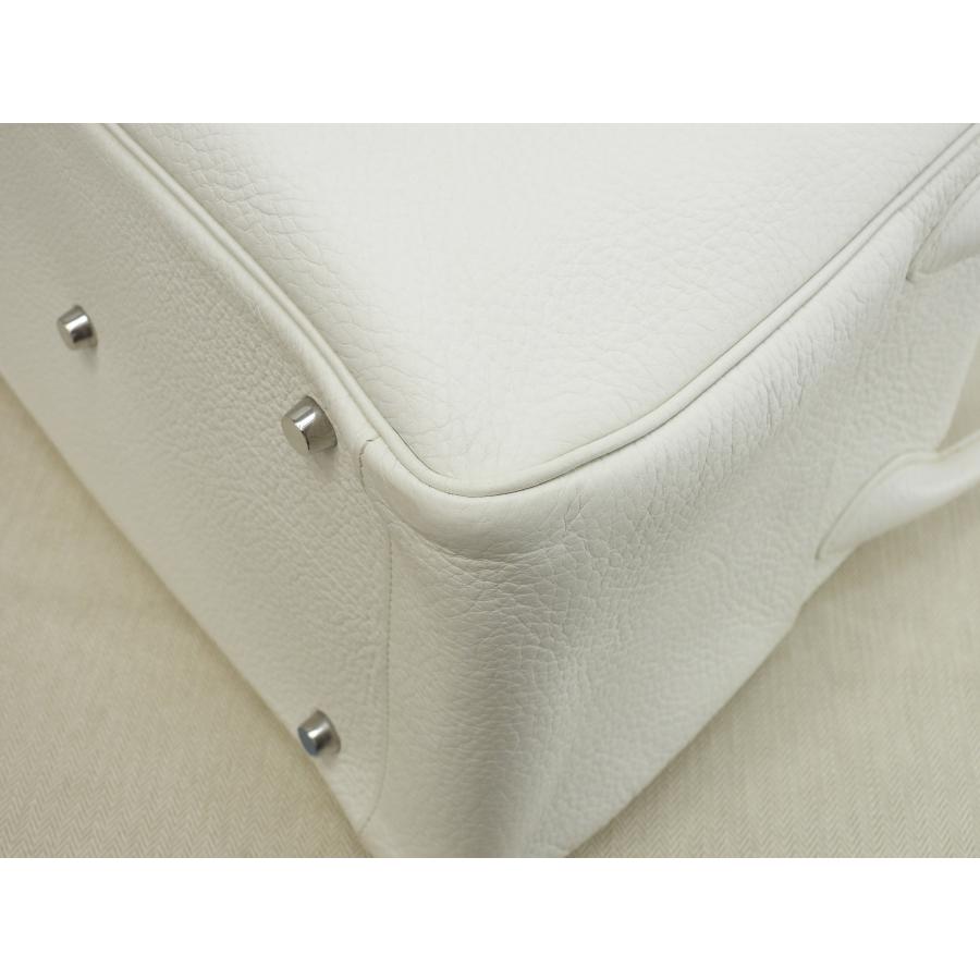 HERMES（エルメス） リンディ34 トリヨンクレマンス 白 ショルダー付