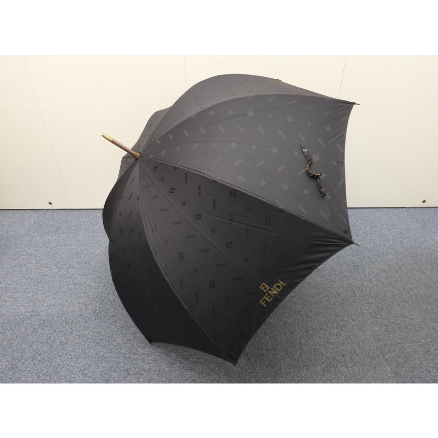 FENDI フェンディ 傘 FFロゴ ナイロン黒 アンブレラ大 雨傘 FENDI フェンディ 傘 FFロゴ ナイロン黒 アンブレラ大 雨傘