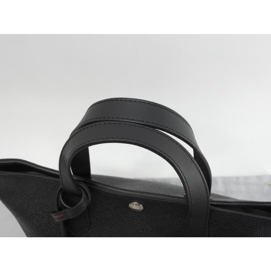 エルベシャプリエ リュクス舟型トート 2827GPG 黒黒 ハンドバッグ  