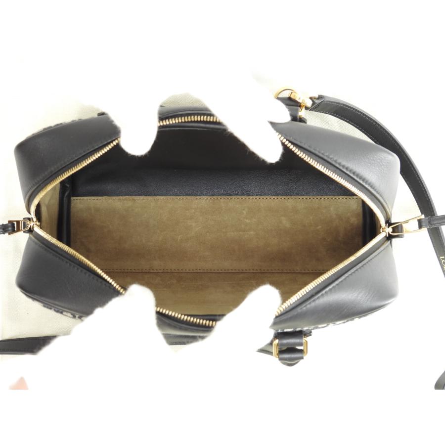 Amazona(LOEWE) ロエベ アマソナ23 ジャガード/レザー 紺灰 Amazona(LOEWE) ロエベ アマソナ23 ジャガード/レザー 紺灰