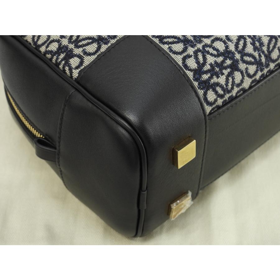 Amazona(LOEWE) ロエベ アマソナ23 ジャガード/レザー 紺灰 Amazona(LOEWE) ロエベ アマソナ23 ジャガード/レザー 紺灰