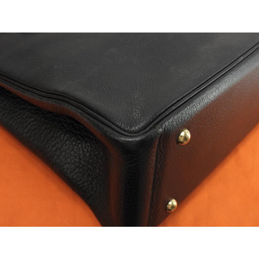 HERMES（エルメス） ギャロップFT1 ブッフルスキッパー 黒 トート