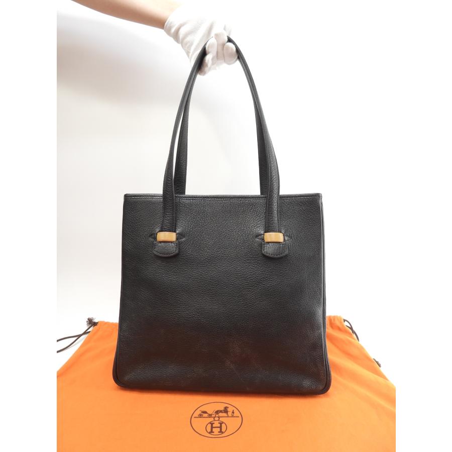 HERMES（エルメス） ギャロップFT1 ブッフルスキッパー 黒 トート